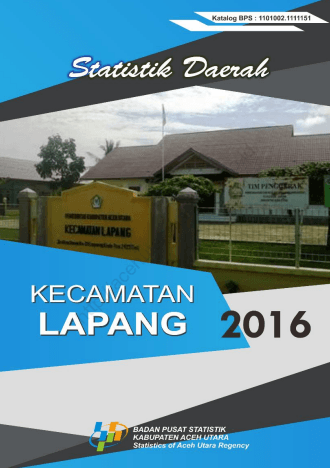 Statistik Daerah Lapang 2016